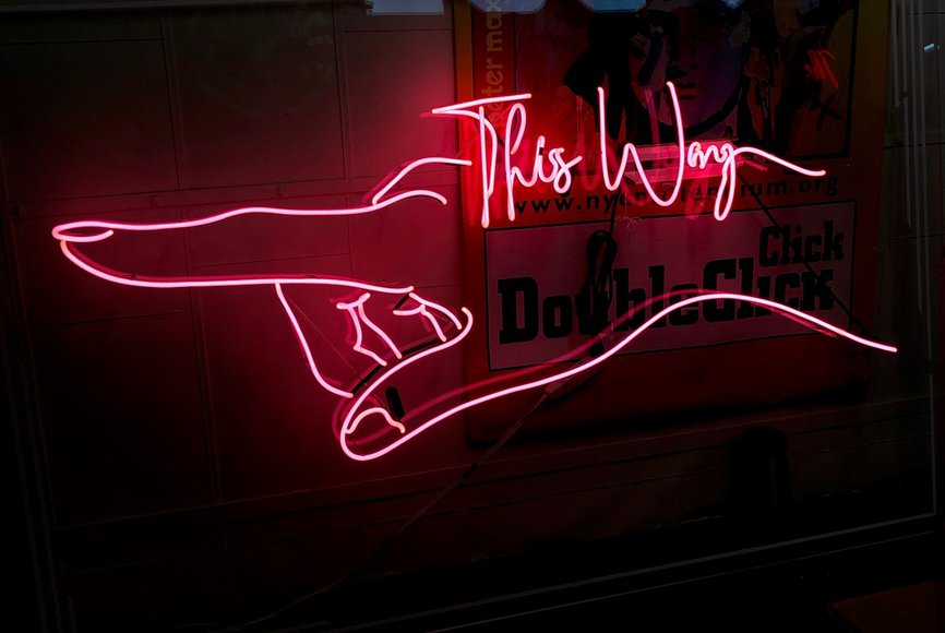 Finger Pointing This Way