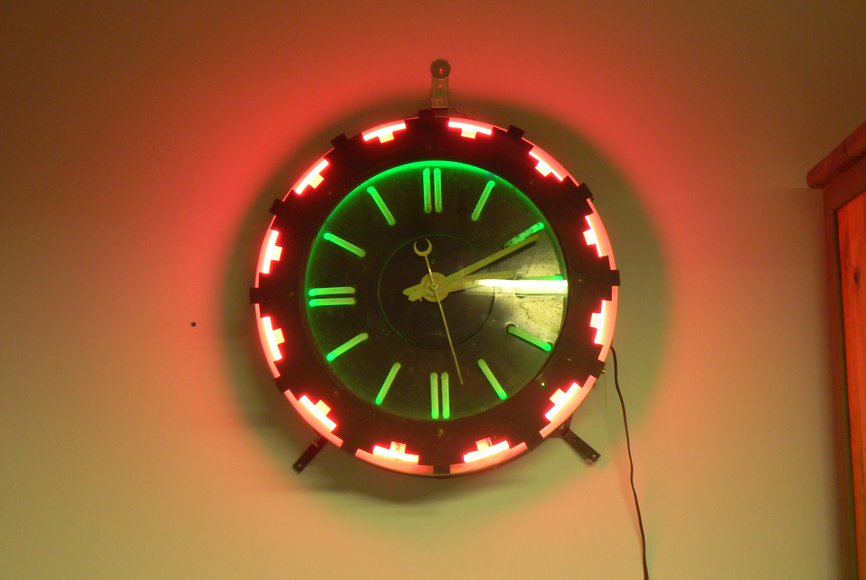 Clock - Vintage Cleveland Aztec