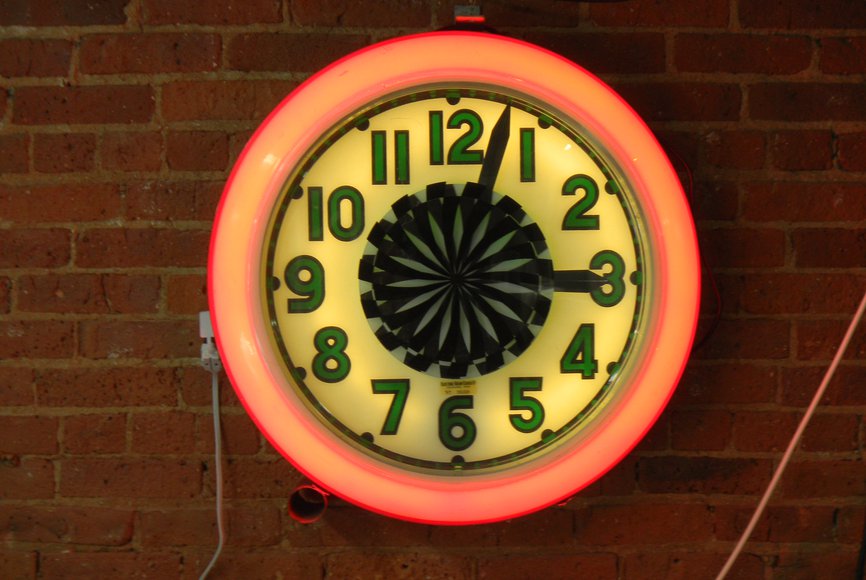 Clock - Vintage Cleveland Spinner Clock